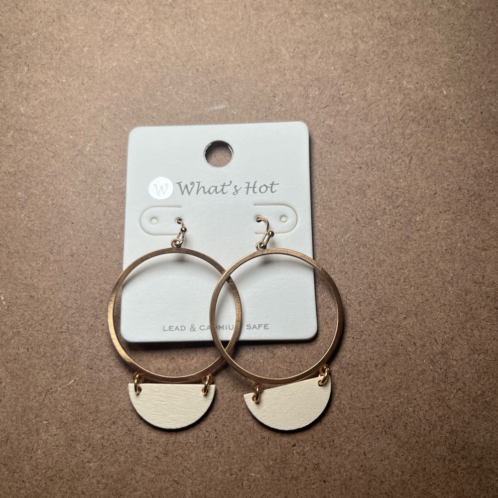 NWT Dangle circle earrings